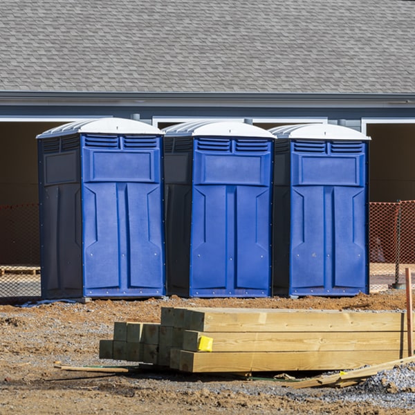 are there any restrictions on where i can place the porta potties during my rental period in Cowlesville NY